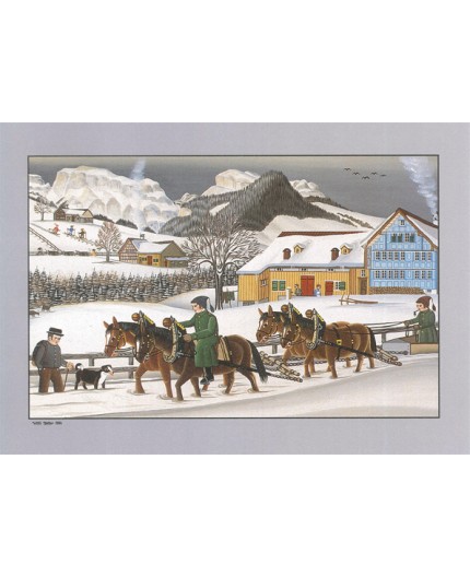 R-8107 Weihnachtskarte