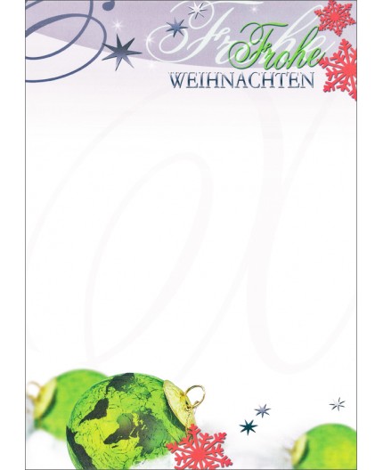 R-8705, Briefpapier Weihnachten