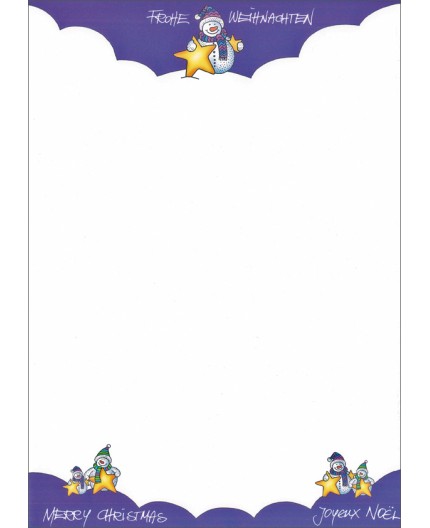 R-8672, Briefpapier Weihnachten