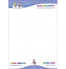 R-8674, Briefpapier Weihnachten