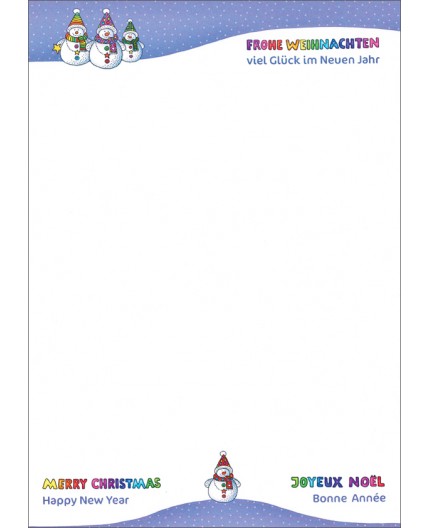 R-8674, Briefpapier Weihnachten