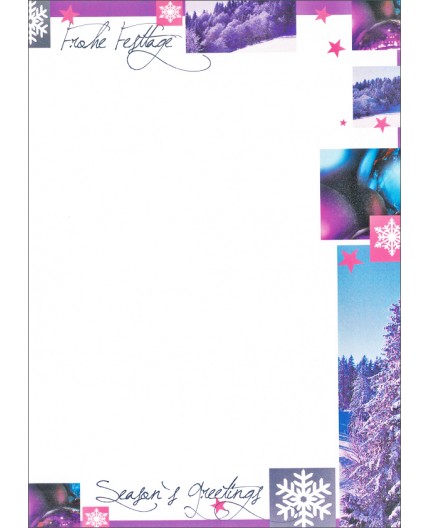 R-8667, Briefpapier Weihnachten