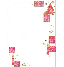 R-8636, Briefpapier Weihnachten