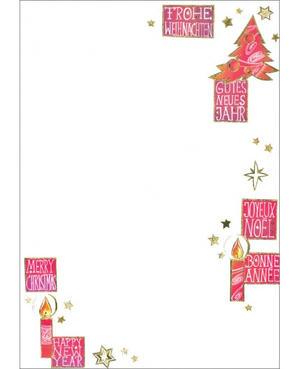 R-8636, Briefpapier Weihnachten