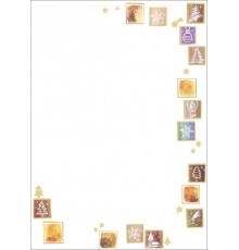 R-8647, Briefpapier Weihnachten