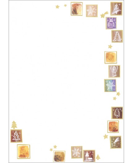 R-8647, Briefpapier Weihnachten