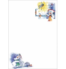 R-8665, Briefpapier Weihnachten