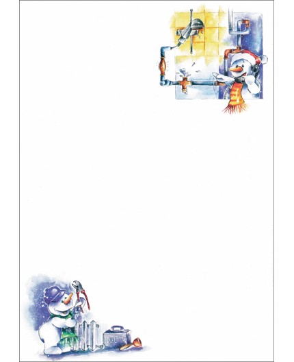 R-8665, Briefpapier Weihnachten