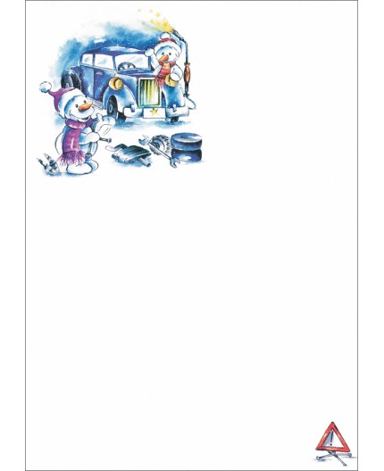 R-8664, Briefpapier Weihnachten