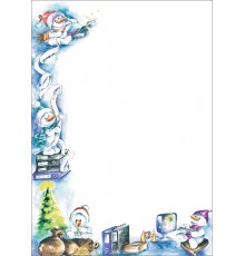 R-8654, Briefpapier Weihnachten