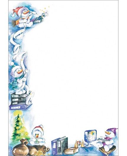 R-8654, Briefpapier Weihnachten