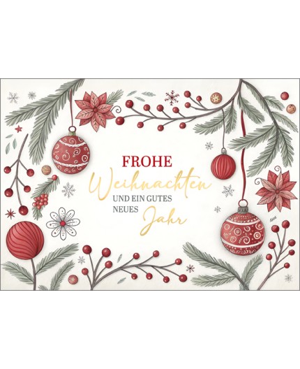 970-8730, Weihnachtskarte