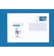 Muster: Druck 2-farbig blau und rot