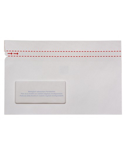 PAKETCOUVERT SELBSTKLEBEND C5/6 MIT FENSTER LINKS
