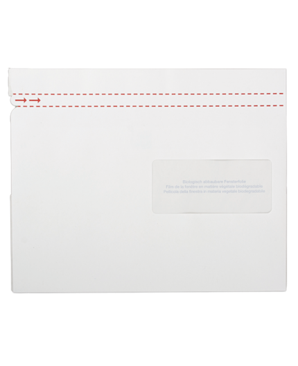 PAKETCOUVERTS SELBSTKLEBEND C5 MIT FENSTER RECHTS