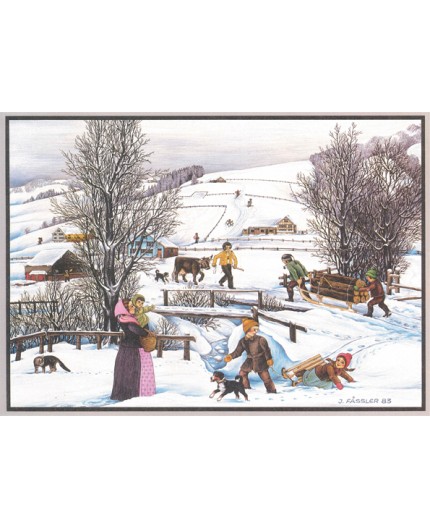 R-7483 Weihnachtskarte