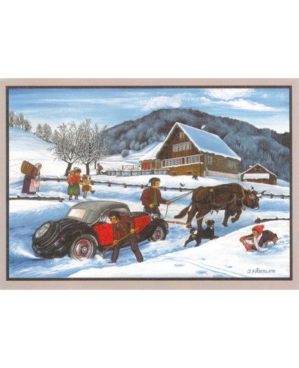 R-7506 Weihnachtskarte