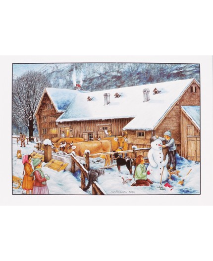 R-8024 Weihnachtskarte