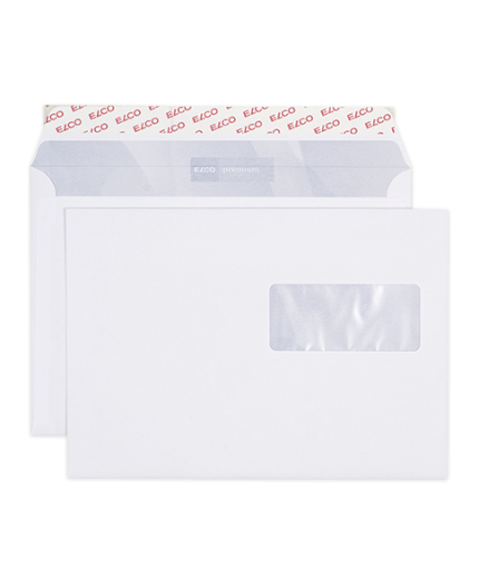 C5 mit Spezialfenster 90 x 40mm rechts