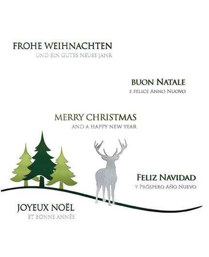 970-8518, Weihnachtskarte